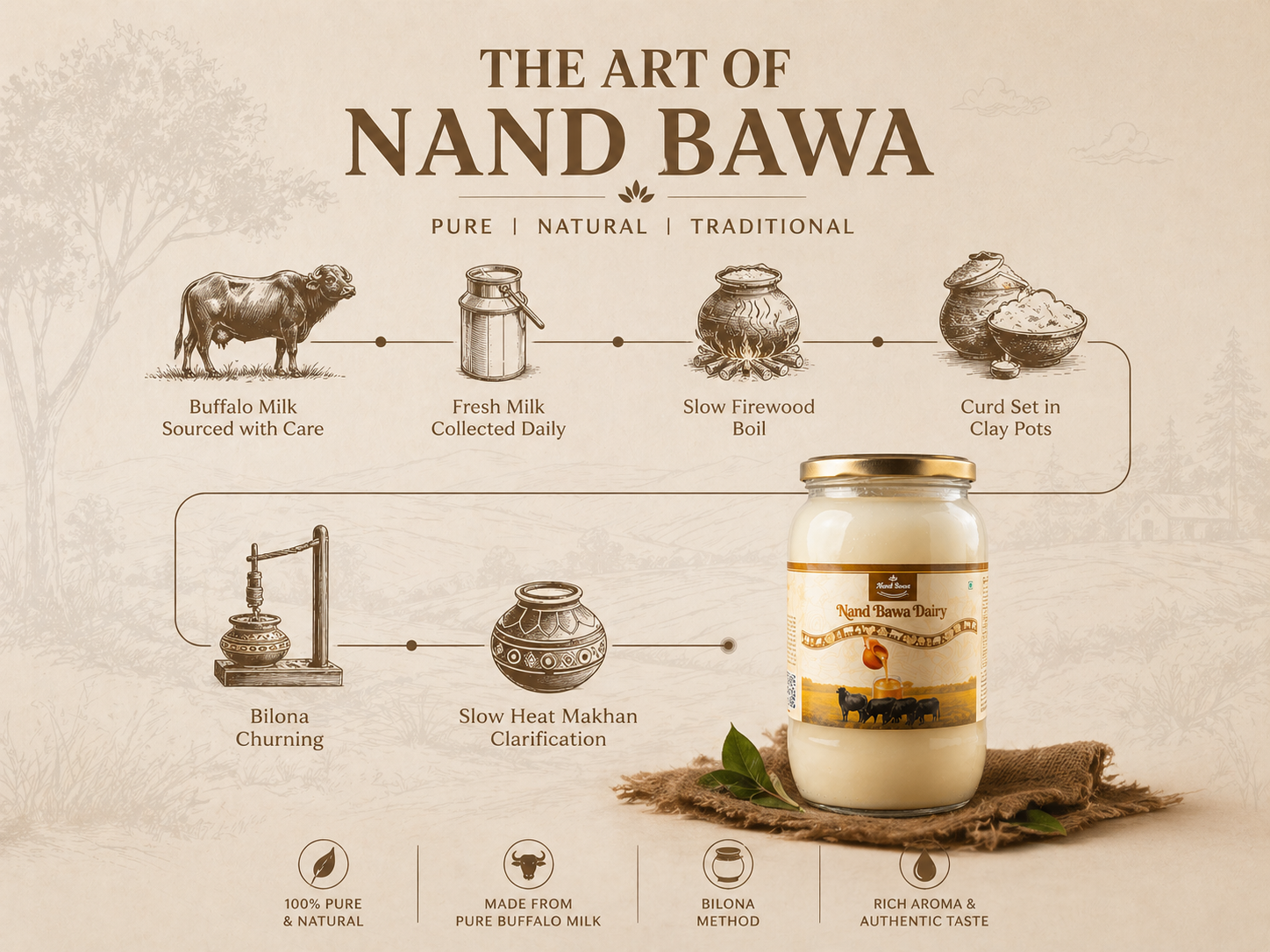 Indian sweets made with Buffalo Ghee