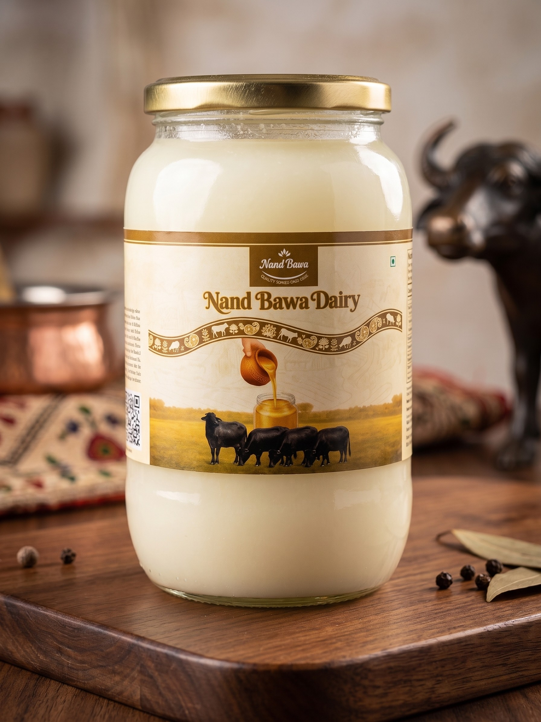 Buffalo A2 Ghee - Rich and creamy buffalo milk ghee