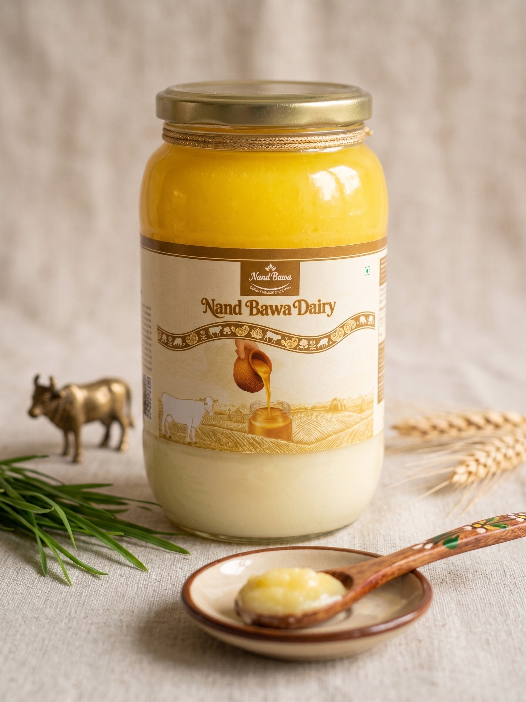 Cow A2 Ghee - Pure hand-churned ghee from indigenous breed cows